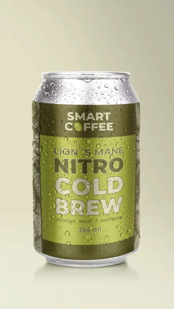 CAFE FRIO CON HONGOS ADAPTOGENOS NITRO COLD BREW SIN AZ