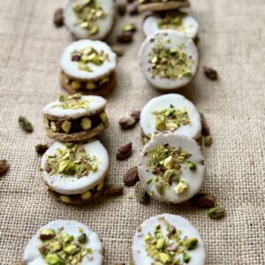 PISTACHO ALFAJORES SABLEE X4 UNIDADES QUEEN
